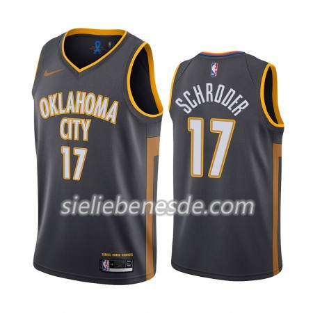 Herren NBA Oklahoma City Thunder Trikot Dennis Schroder 17 Nike 2019-2020 City Edition Swingman